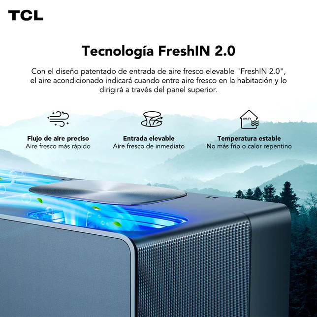 TCL FREEZEIN INVERTER GRIS 12000BTU
