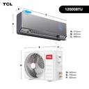 TCL FREEZEIN INVERTER GRIS 12000BTU