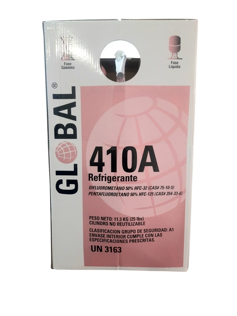 Refrigerante Global R-410 de 11,3 KG