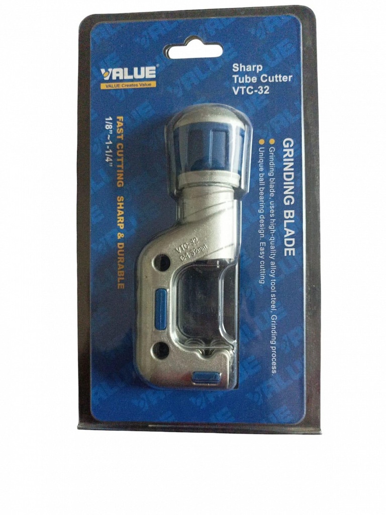 VALUE VTC-32/ CORTADOR DE TUBO 1/8" - 1-1/4"