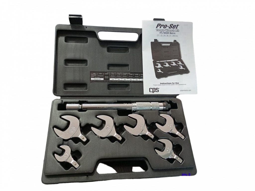 MALETA LLAVES DE TORQUE CPS PRO-SET TLTWSM