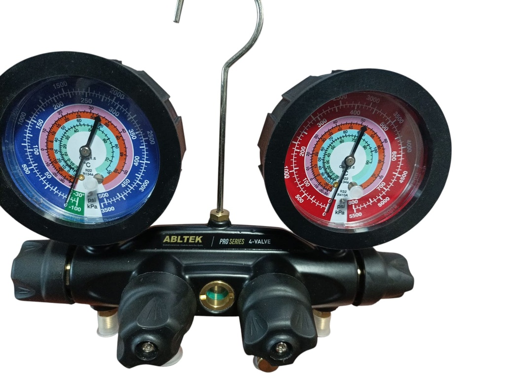 4 VALVES FORGET ALUMINIUM MANIFOLS R32-R410 R134 R22