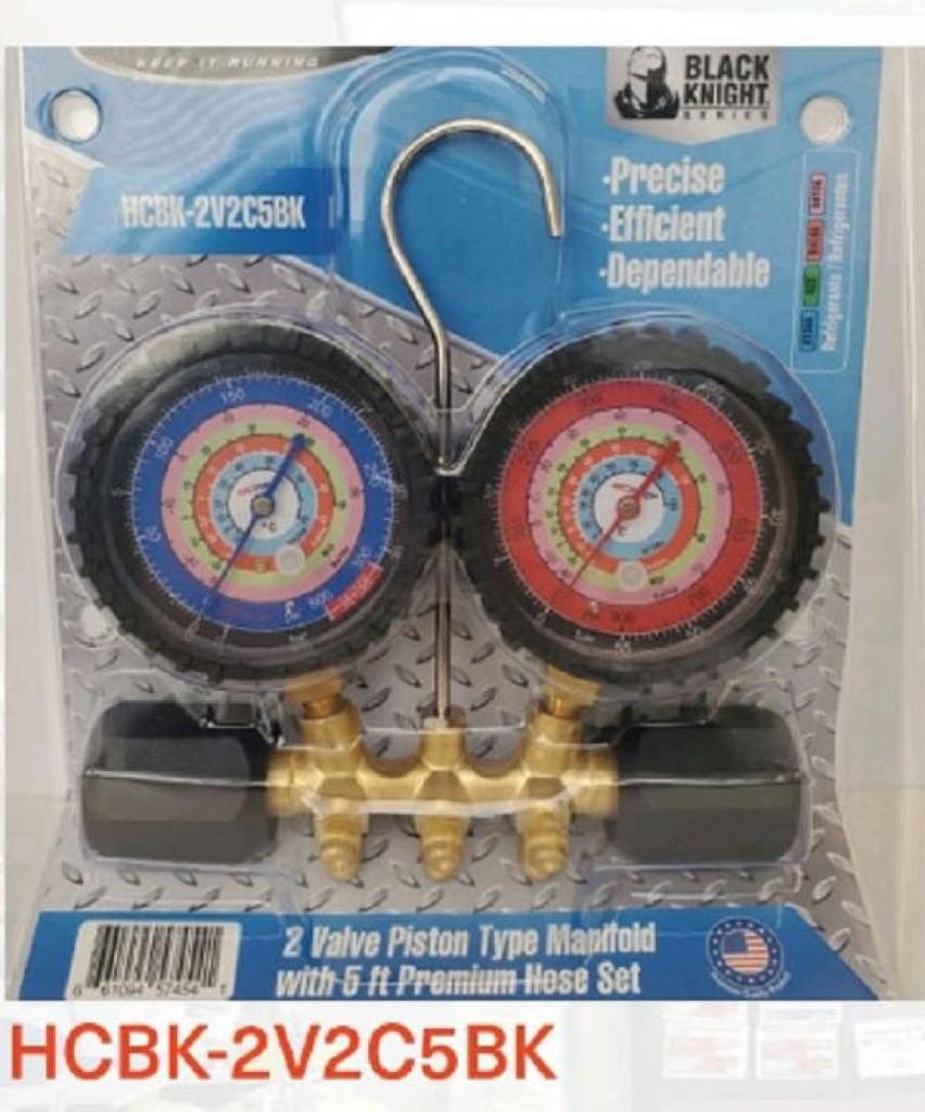 MANOMETRO HCPRO 80mm (Mangueras negras)