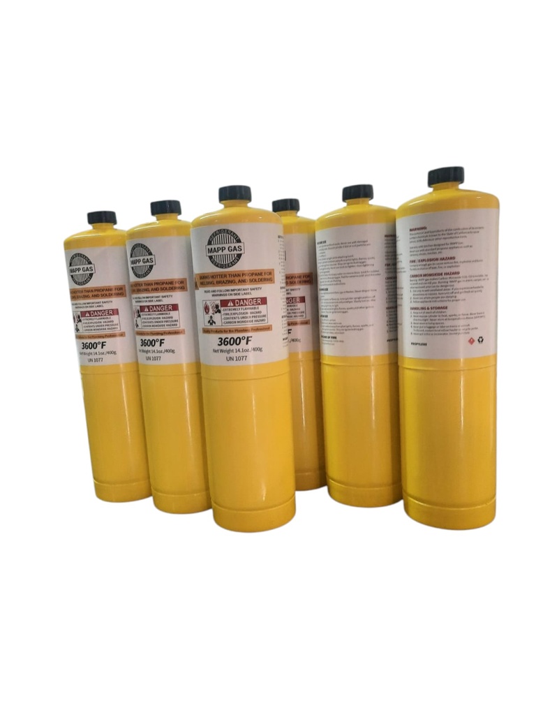 Kit Gas Mapp 400 G x6