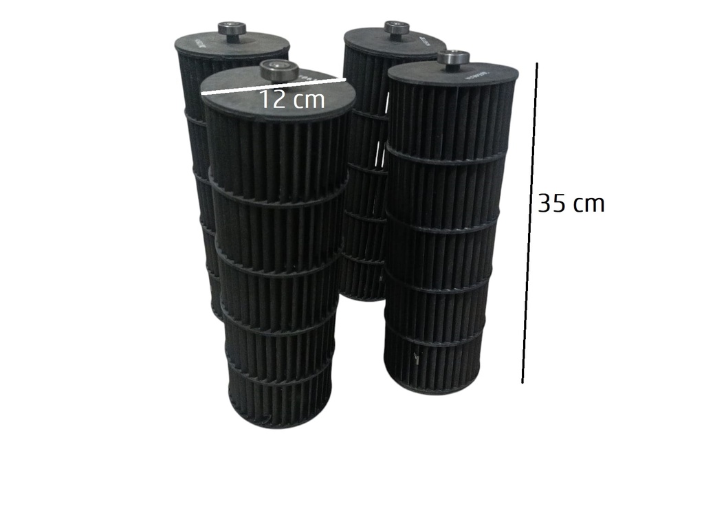 REPUESTO RODILLO INTERIOR CORTINA TRIFASICA NEDFON 150CMS