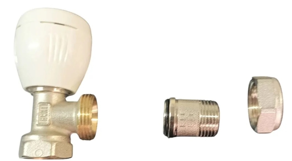 VALVULA RADIADOR ANG. DOB. REG. 1/2"