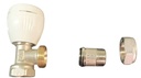 VALVULA RADIADOR ANG. DOB. REG. 1/2"