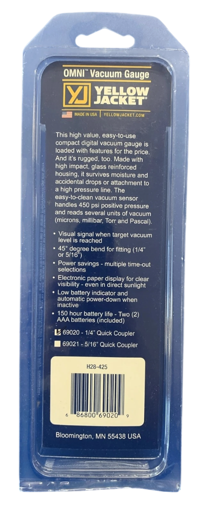 VACUOMETRO YELLOW JACKET OMNI tm