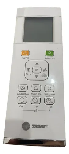 Controlador Remoto  Inalámbrico TRANE FOLLOW  TCONTRM01WA