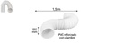DUCTO PVC 150mm x 1,5mts para Aire Acondicionado Portatil