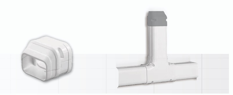 Terminal de Pared Pasada Cielo AC ABLTEK - Wall top inlet 200X86X70 mm