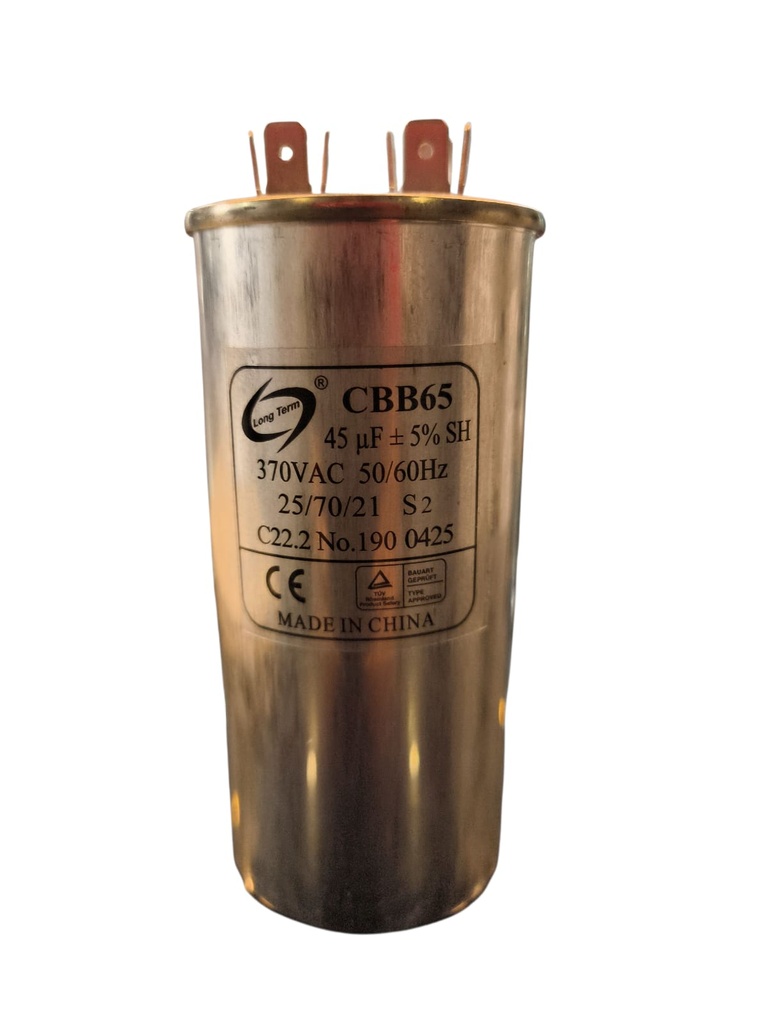 Capacitor de partida 45MFD 370VAC