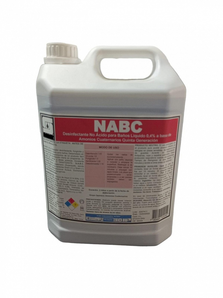 Liquido NABC 5 Litros  Spartan