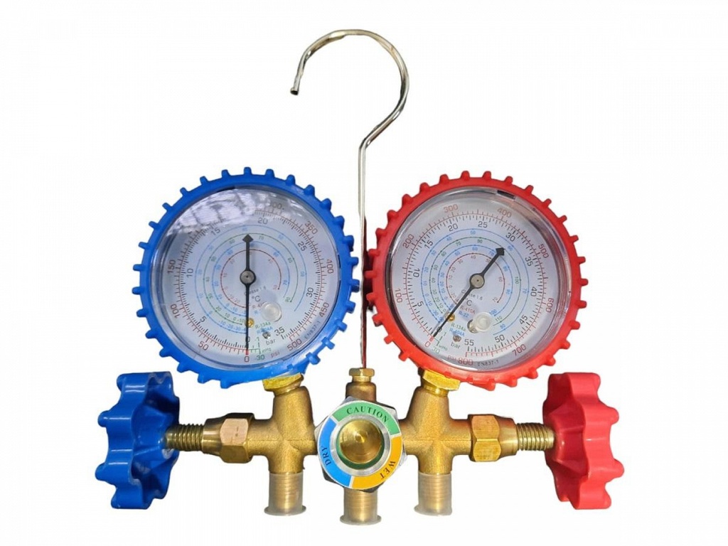 MANIFOLD 36" 800-4000 CON MANGUERAS R410A CUERPO BRONCE ABLTEK