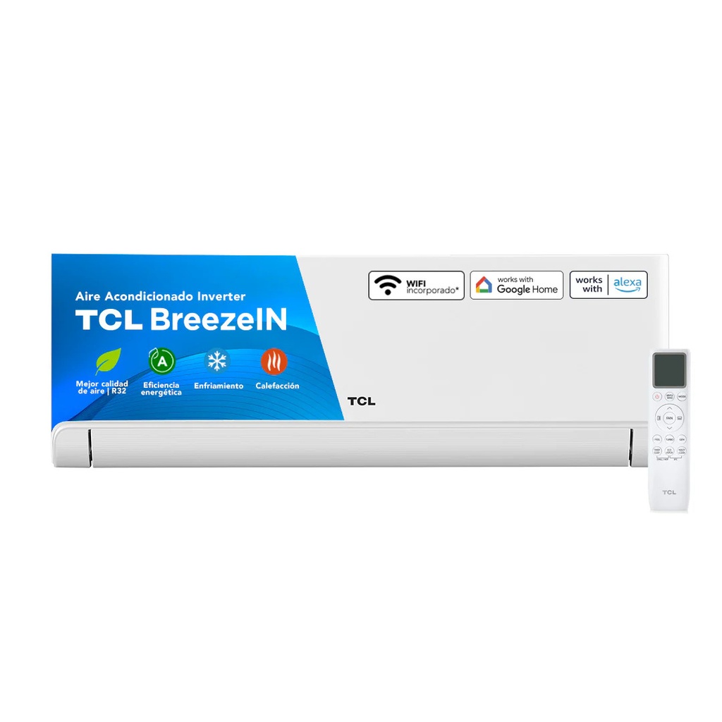 Aire Acondicionado Inverter TCL BreezIN split muro 12000 BTU