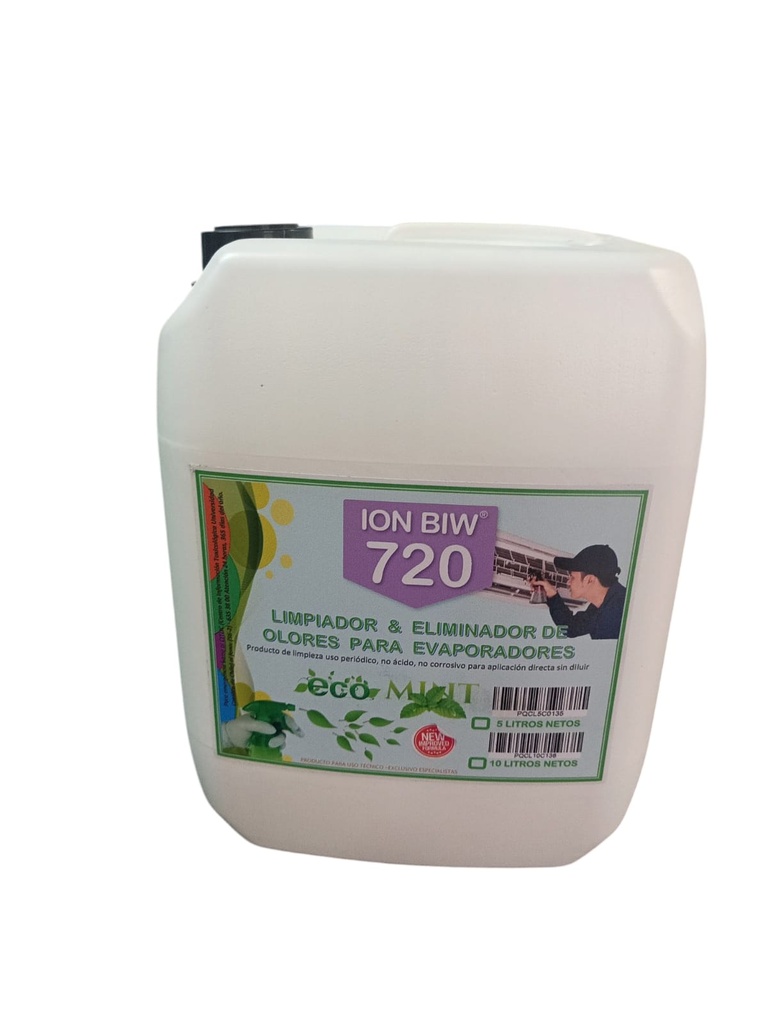 ION BIW 720 LIQUIDO TRATAMIENTO ELIMINADOR DE OLORES Y LIMPIEZA UNIDADES INTERIORES
