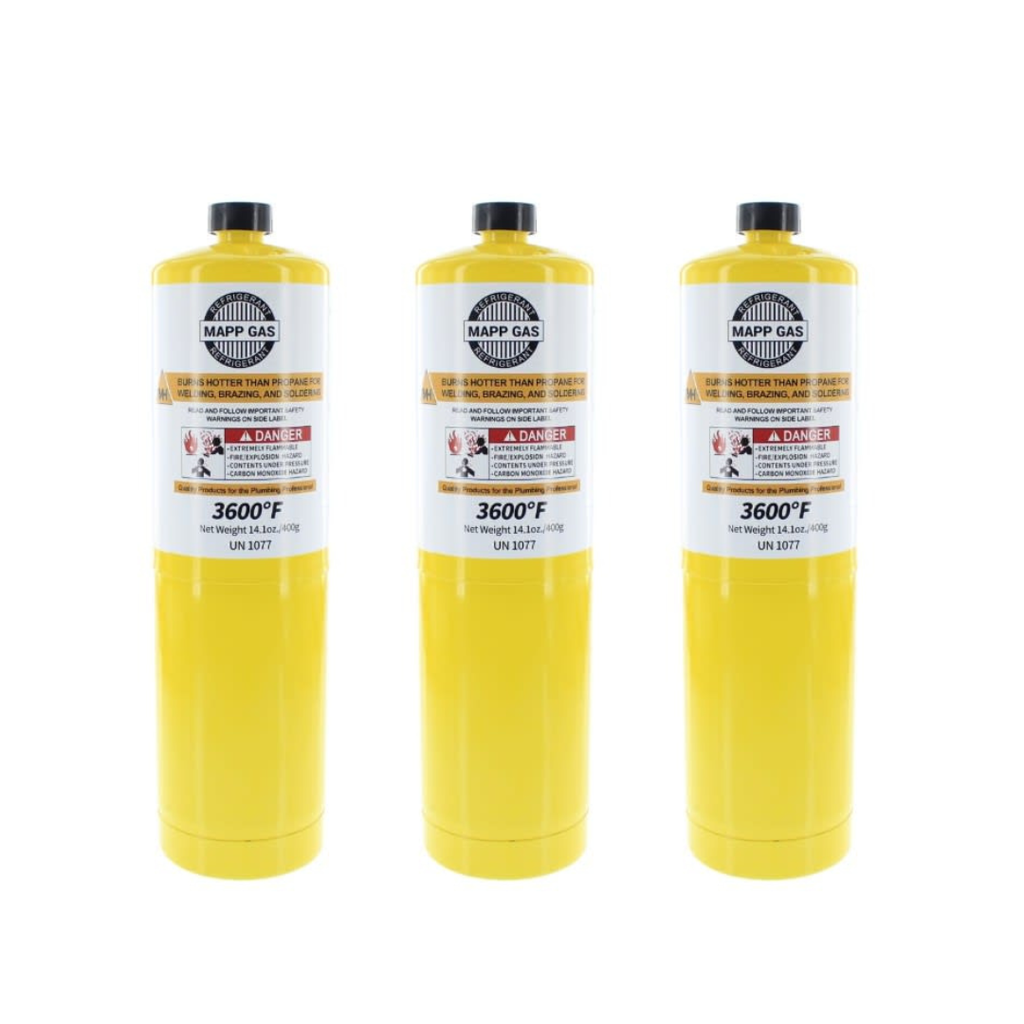 Kit Gas Mapp 400 G x3