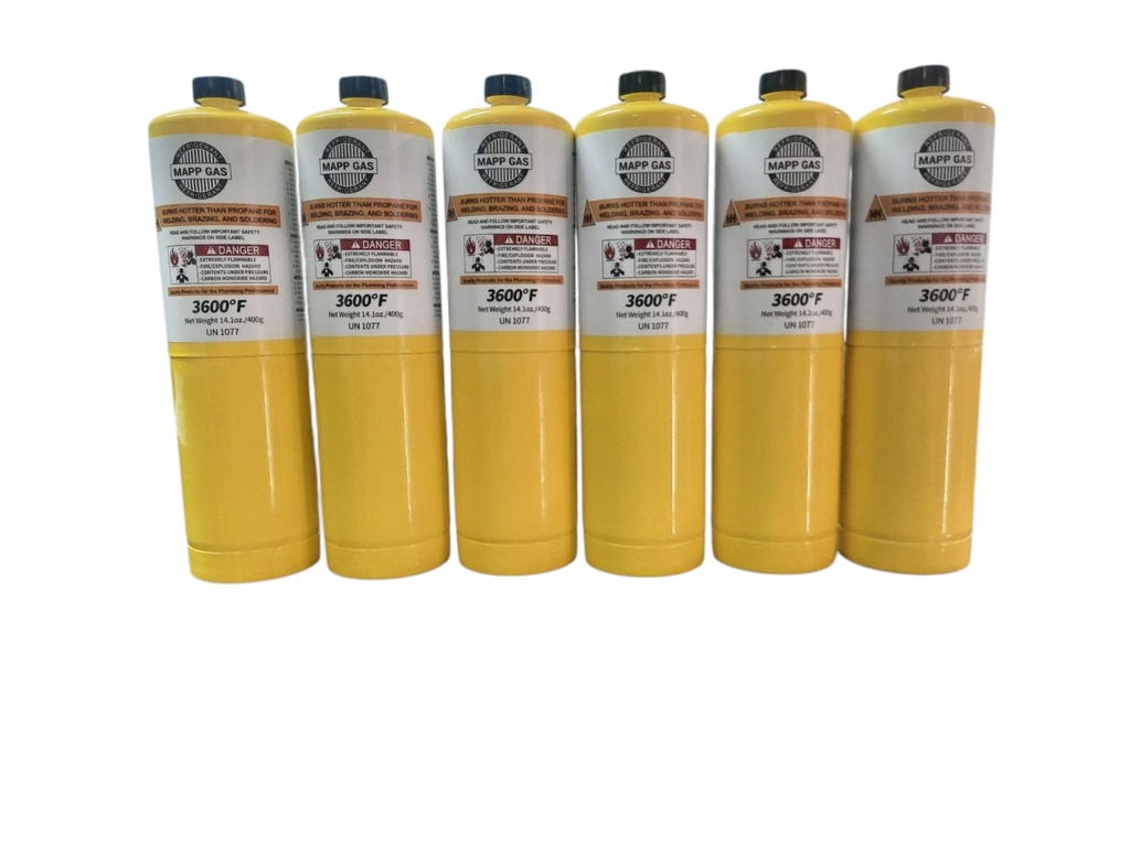 Kit Gas Mapp 400 G x6
