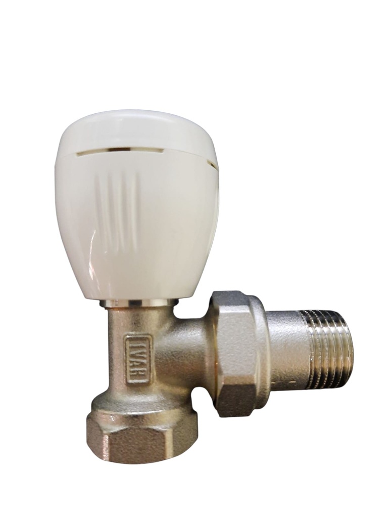 VALVULA RADIADOR ANGULAR DOBLE REG.1/2"
