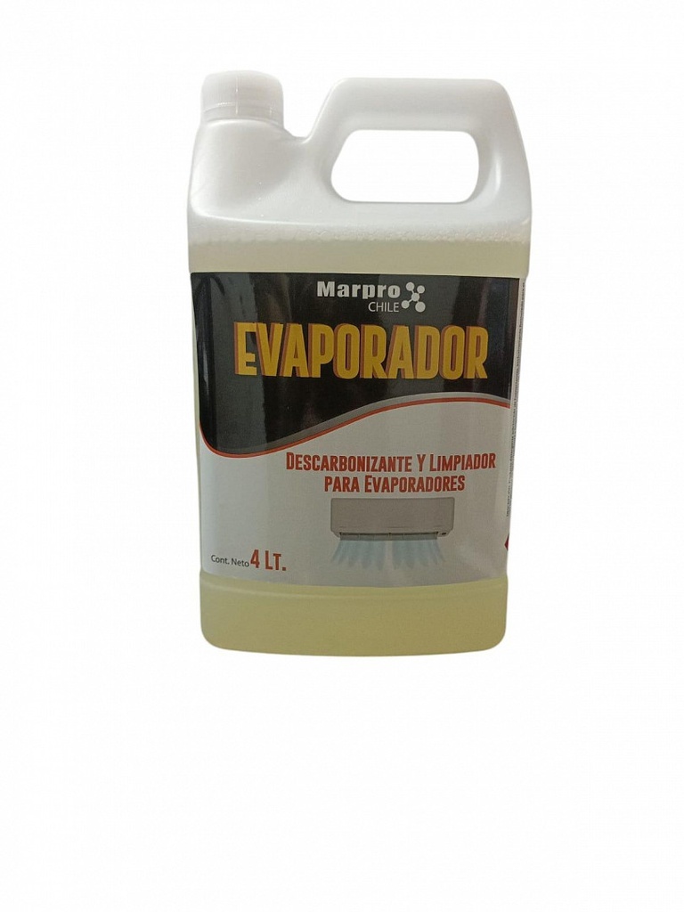 Liquido Descarbonizante Limpiador para Evaporador (Unidad Exterior ) 4 Litros Marpro.