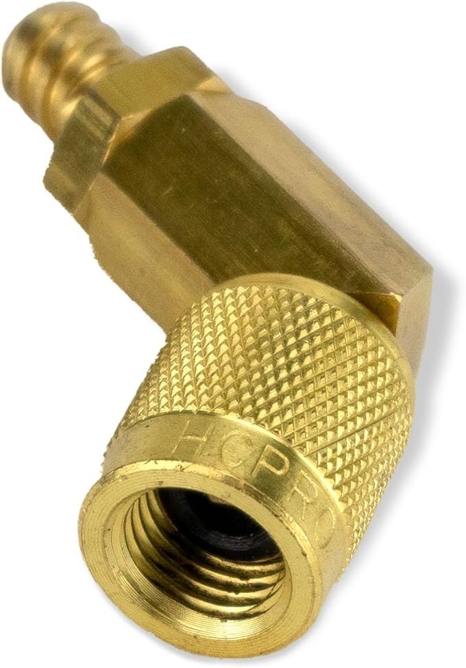 Adaptador R410 45° giratorio 1/4″ SAE Male x 5/16″ Female HCPRO