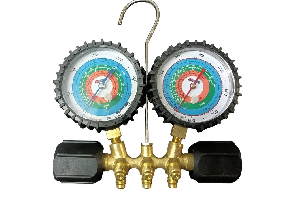 MANOMETRO R32, R290, R600 Premium Black  800 PSI HCPRO