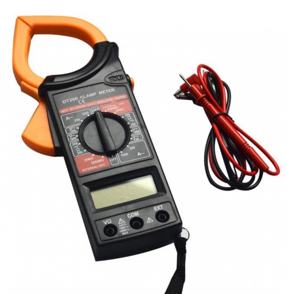 Amperímetro Multitester Tenazas DT266