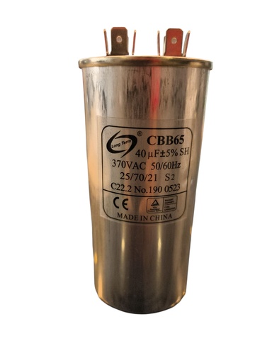 [MT-37R400] Capacitor de partida 40MF 370VAC