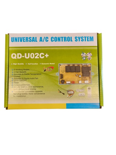 [QDU02C] TARJETA UNIVERSAL  PARA AIRE ACONDICIONADO ON OFF QDU02C