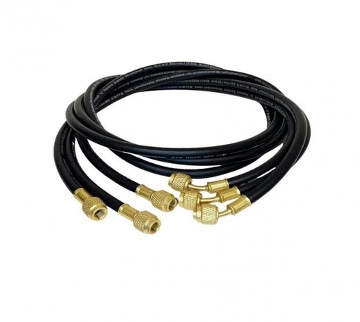 [HC-PH5BK] JUEGO DE MANGUERAS MANOMETRO PREMIUM BLACK 1,5 METROS - HCPRO