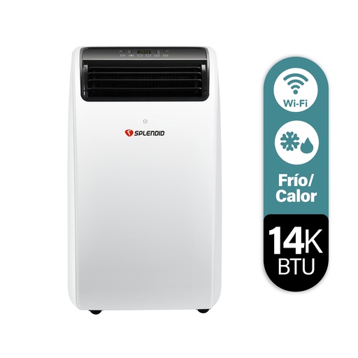 [610010014] Aire Acondicionado Portátil Frío-Calor  SPLENDID  14000 BTU
