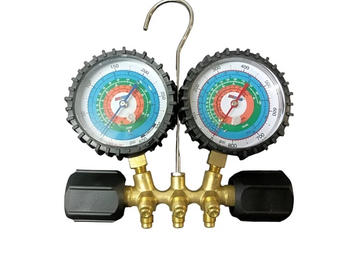 [HC2V2Y3P] MANOMETRO R32, R290, R600 Premium Black  800 PSI HCPRO